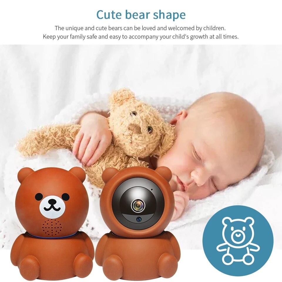 BearEye 1080p Wi-Fi Camera with Auto Tracking & Night Vision