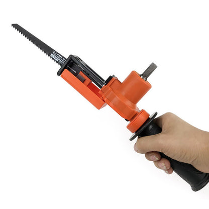 Electric drill modified electric saw