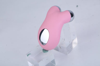 1Pc Micro-current Face Massager Rechargeable Face Neck Roller Intelligent Facial Massager With 5 Gears For Skin Tightening Skin Lifting Wrinkle Reducing