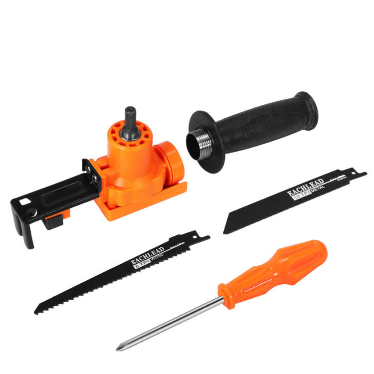 Electric drill modified electric saw