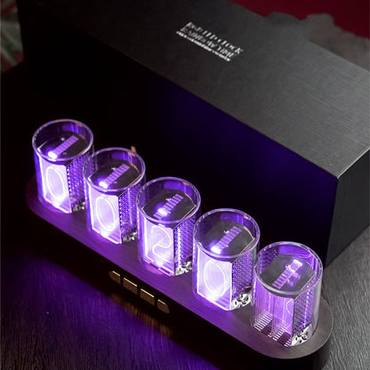 Colorful Night Light Retro Mechanical Wind Electronic Clock