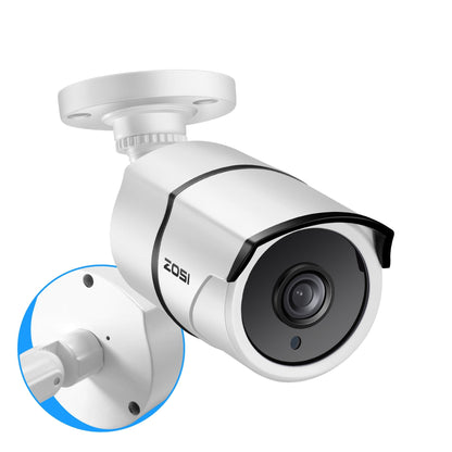ZOSI Super HD PoE NVR Kit (5 MP Cameras, AI Detection, Color Night Vision)